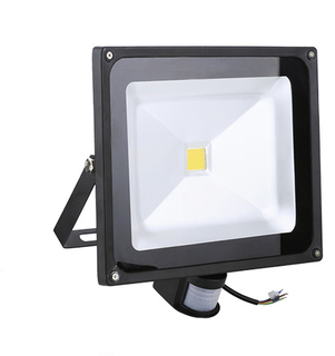 50W LED Fluter Auenstrahler Lichtfarbe Warmwei mit Bewegungsmelder