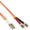 InLine Fiber Optical Duplex Cable LC/ST 50/125m OM2 2m