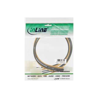 InLine Stromadapter intern, 2x4pol zu 6pol fr PCIe (PCI-Express) Grafikkarten