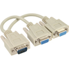 InLine VGA Y-Cable HD15 male to 2x HD15 female