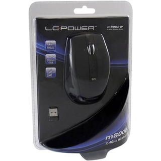 LC-Power LC-M800BW, optische 2,4GHz-USB-Funkmaus, schwarz